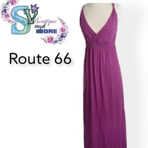 Route 66 maxi purple dress sz small